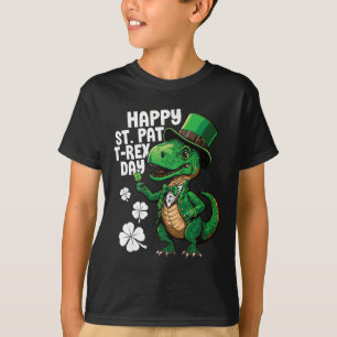 T-shirt Joyeuse St Pat T-rex Day St Patricks Day Dinosaure