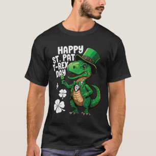 T-shirt Joyeuse St Pat T-rex Day St Patricks Day Dinosaure
