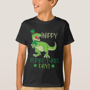 T-shirt Joyeuse St Patrex journée Pat T-rex Dino Irlandais