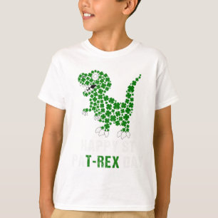 T-shirt Joyeuse St Patrick Patrex T-rex Dinosaure Drôle