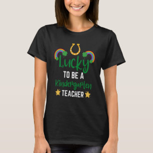 T-shirt Joyeuse St Patrick Professeur Chanceux D'être En M