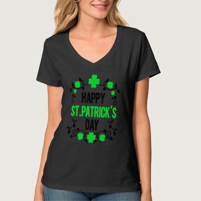T-shirt Joyeuse St Patrick's Day Bonne St Patrick's 2 (Devant)