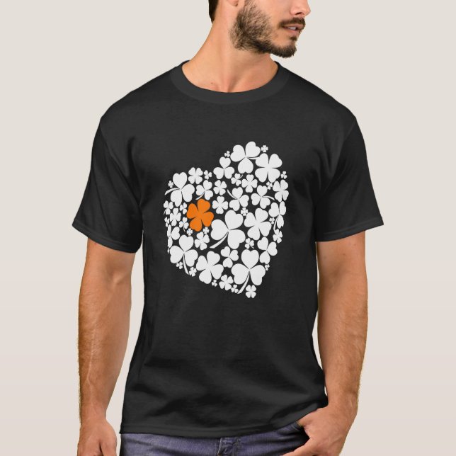 T-shirt Joyeuse St Patrick's Day Charmer Coeurs Lucky Boys (Devant)