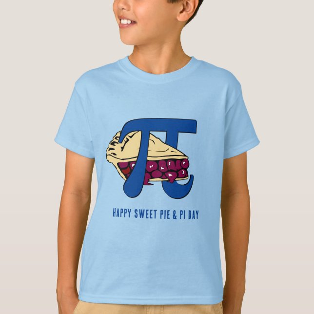 T-shirt Joyeuse tarte aux cerises PI DAY unisex (Devant)