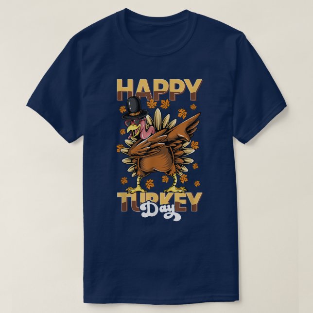 T-shirt Joyeuse Turquie Jour mignon Turquie Jour de l'Acti (Design devant)