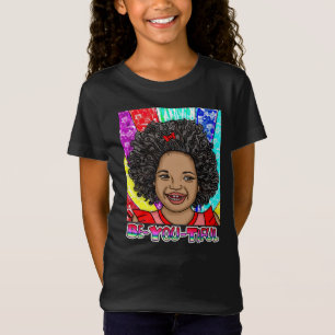 T-Shirt Joyeuses boules ART NUMÉRIQUE Fille afro-améri