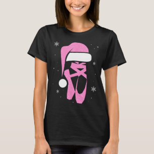 T-shirt Joyeuses Dancemas Santa Hat Funny Noël Filles