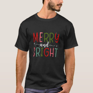 T-shirt Joyeuses Et Lumineuses Filles De Noël Enfants Todd