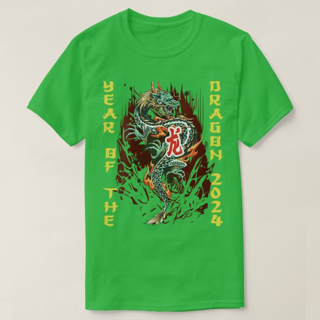 T-shirt Joyeuses femmes du Nouvel An chinois 2024 Année de (Design devant)