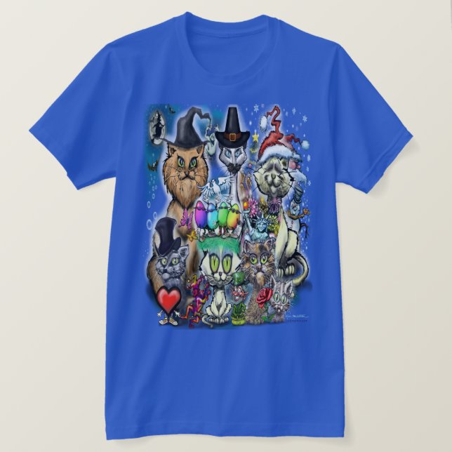 T-shirt Joyeuses fêtes (Design devant)