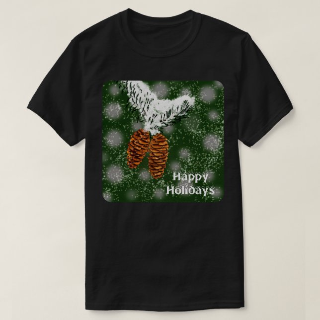 T-shirt Joyeuses fêtes (Design devant)