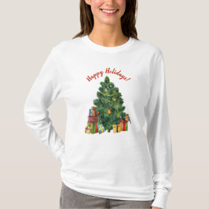 T-shirt Joyeuses fêtes - Arbre de Noël