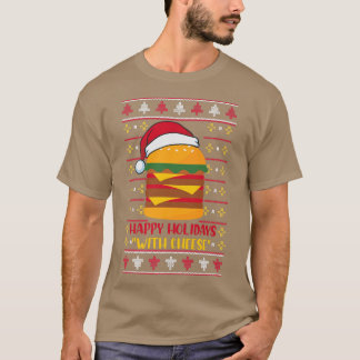 T-shirt Joyeuses fêtes au fromage Funny Christmas Cheese