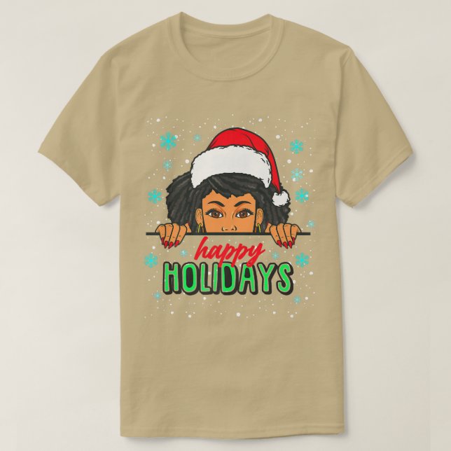T-shirt Joyeuses fêtes de Noël Pyjama laide de Noël Sweate (Design devant)