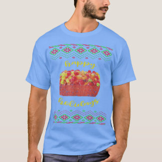 T-shirt Joyeuses fêtes Fruitcake un Noël