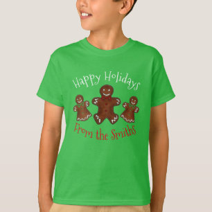 T-shirt Joyeuses fêtes Gingerbread Homme Noël Cookies
