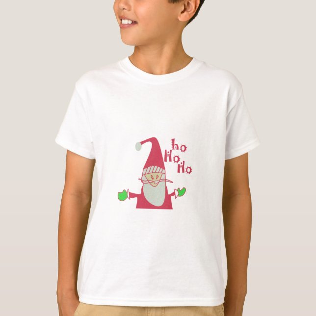 T-shirt Joyeuses fêtes Ho Ho Joyeux Noël.png (Devant)