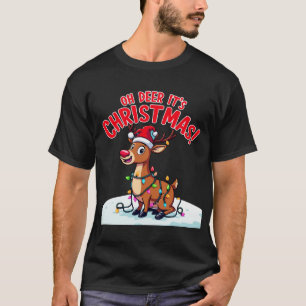 T-shirt Joyeuses fêtes Noël - Oh Deer C'est Noël