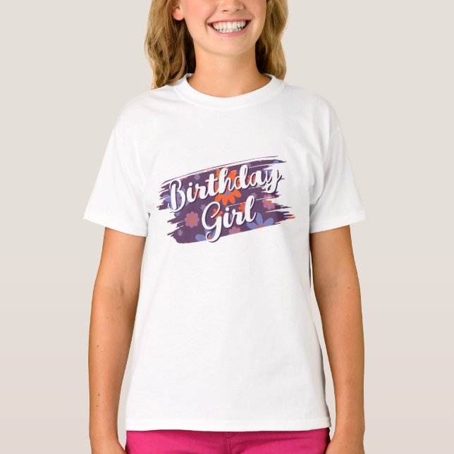 T-shirt Joyeuses fleurs rétro les années 70 Daisy mignonne (Devant)