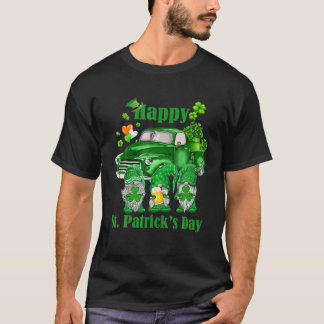 T-shirt Joyeuses Gnomies St Patrick's Day Funny Gnomies Sh