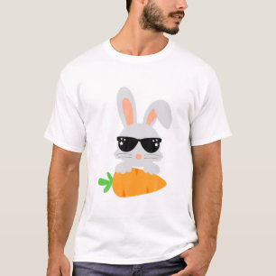 T-shirt Joyeuses Lunettes de soleil en carottes de lapin d