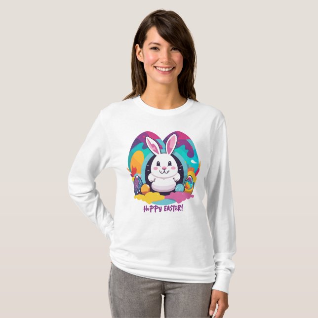 T-shirt Joyeuses Pâques ! (Devant entier)