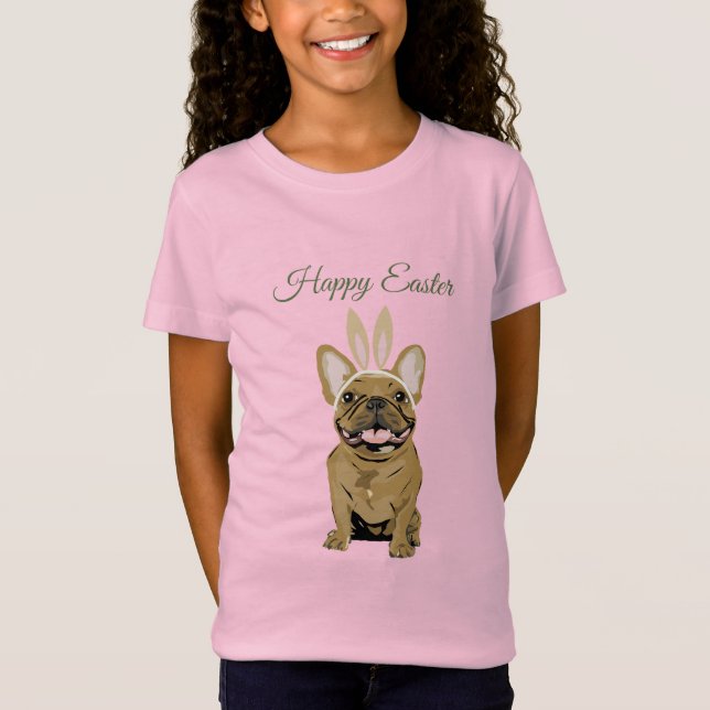 T-Shirt Joyeuses Pâques, chien (Devant)
