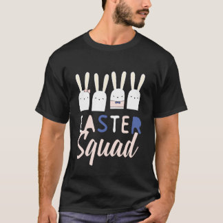 T-shirt Joyeuses Pâques Équipe Lapin Enfant Design Vêtemen