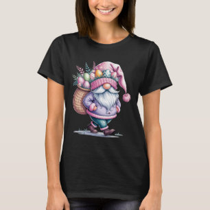 T-shirt Joyeuses Pâques Gnome Œufs de Pâques Lapin Joyeuse