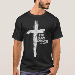 T-shirt Joyeuses Pâques Jésus est ressuscité Religieux chr