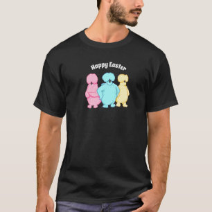T-shirt Joyeuses Pâques Sassy Silkie Poules Trois Co Paste