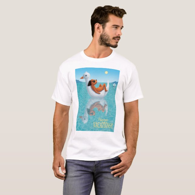 T-shirt Joyeuses Vacances ! (Devant entier)