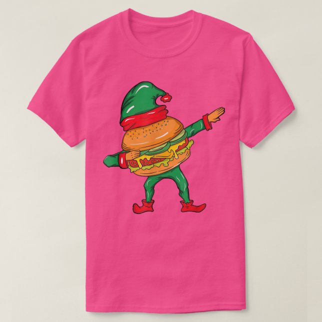 T-shirt Joyeuses Vacances Avec Fromage Noël Dabbing Chees (Design devant)