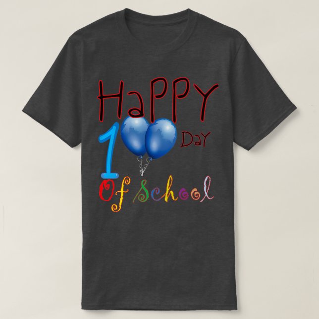 T-shirt Joyeux 00 Jour d'école (Design devant)