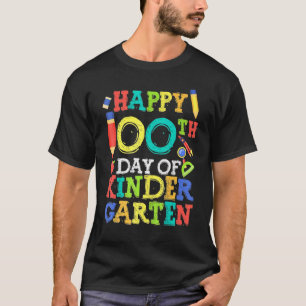 T-shirt Joyeux 100 Jour de Kinder Garten