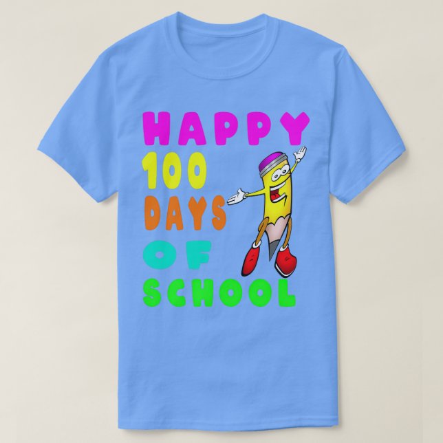 T-shirt Joyeux 100 jours de l'école 68 (Design devant)