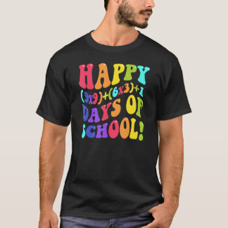 T-shirt Joyeux 100 Jours D'École 100ème Jour Enseignant Ma