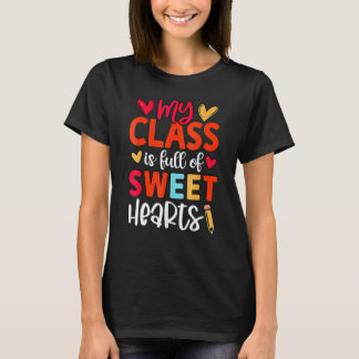 T-shirt Joyeux 100 Jours D'école Enseignante de Maternelle