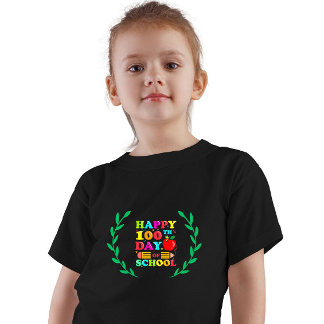 T-Shirt Joyeux 100 jours d'école ! Fête de l'enfant