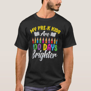 T-shirt Joyeux 100 jours d'école garçons filles maternelle