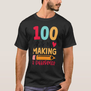 T-shirt Joyeux 100 jours d'école garçons filles maternelle