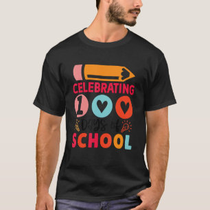 T-shirt Joyeux 100 jours d'école garçons filles maternelle