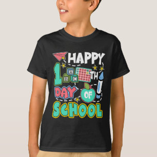 T-shirt Joyeux 100 Jours D'école Pomme Enseignant Étudiant