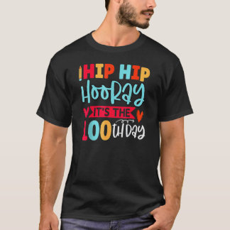 T-shirt Joyeux 100 Jours D'école Professeur De Maternelle