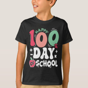 T-shirt Joyeux 100 Jours D'Enseignant 100E Jour De Scho