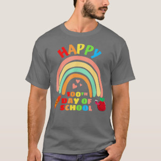 T-shirt Joyeux 100 Jours D'Enseignant Étudiant Garçon