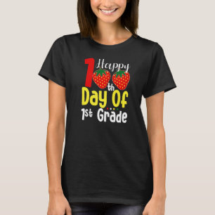 T-shirt Joyeux 100e Jour De 1ère Année Enseignant De Frais