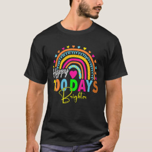T-shirt Joyeux 100e jour de l'enseignant scolaire 100 jour