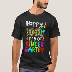 T-shirt Joyeux 100e jour de maternelle 100 jours d'école