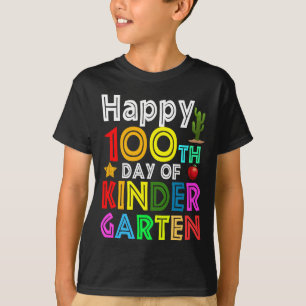 T-shirt joyeux 100e jour de maternelle 100 jours d'école